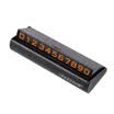 Digalon car temporary stop sign parking card press hidden mobile number plate car supplies phone number card black