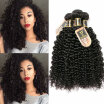 YAVIDA Hair Mongolian Kinky Curly Hair 4 Bundles Afro Kinky Curly Hair 7A Unprocessed Virgin Mongolian Curly Hair Style Human Hair