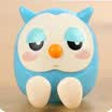 Shouyou cute owl creative mobile phone holder piggy bank birthday gift lazy bed support JD-SN-60 blue