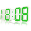 3D LED Digital Alarm Clocks 24 12 Hours Display 3 Brightness Levels Dimmable Nightlight Snooze Function for Home Kitchen Office