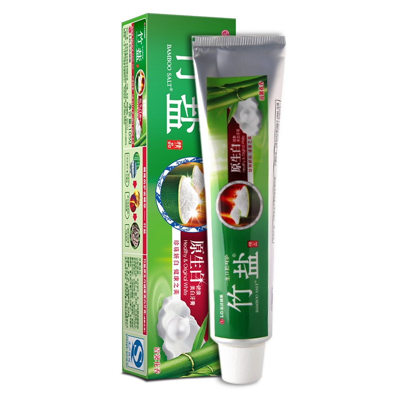 LG bamboo salt original white teeth teeth whitening toothpaste 130g new&old packaging random send
