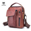 BULLCAPTAIN Genuine Leather Men Messenger Bag Casual Crossbody Bag Business Mens Handbag Bags for gift brand shoulder bag