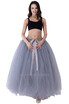 High Quality 3 Layers 100cm Summer Long Tulle Skirt Fashion Pleated TUTU Skirts Womens Lolita Petticoat Bridesmaids