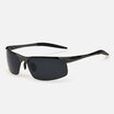 Men Polarized Rimless Aluminum Sunglasses Driving Outdoor Sports Polarized Sunglasses Male Goggle Sports Outdoor Oculos de sol