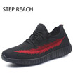 Women shoes fashion sneakers couple models tenis feminino breathable air mesh adult lace-up casual soild black
