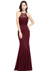 Lace Mermaid Long Evening Prom Party Dresses Formal Pageant Bridesmaid Gown