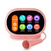 Small looking childrens robot tablet childrens intelligent companion robot learning machine intelligent dialogue puzzle early education story machine WE601 powder orange