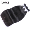 9A Malaysian Virgin Hair Straight 100 Human Hair Weave 3 Bundles Lot Unprocessed Malaysian Straight Remy Hair Extension Soft Full
