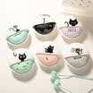 Shouyou cute creative girl cat in-ear mobile phone line control headset universal with headphone box with wheat JD-SN-61 blue