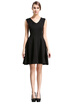 Womens Sleeveless V-Neck Dress