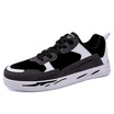 Damaizhang Spring Men Fashion Lace Up Sneaker Color Block Gym Sports Running Shoes Casual Streetwear Skateboard Shoes