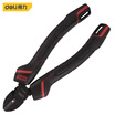 Deli deli labor-saving plastic handle diagonal pliers 60th chrome vanadium steel oblique pliers wire cutters 6 inches DL0204