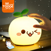 Rabbit brothers parent grass Yan Tuanzi night light Mid-Autumn Festival gift to parents girlfriend girl birthday gift girl creative gift to send girlfriends child wife decompression pat light happy