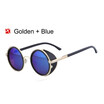 SHAUNA vintage women steampunk retro coating men round sunglasses brand designer punk sun glasses UV400
