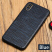 Langsidi - Genuine leather phone case for iphone x 7 8 plus lizard texture back cover for 6 6s plus cases