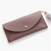 Multifunctional Temperament Fashion Passport Bag Womens Thin Soft Travel Documents Purse