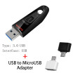 SanDisk 30 USB Flash Drive Pendrive Pen Drives 16GB 32GB 64GB 128GB 256GB Stick Pendrive Flashdisk USB Key U Disk for PC Phone