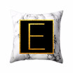Fundas de almohada modernas 45 * 45 Carta de palabra del alfabeto de oro Patrón de almohada de mármol blanco Funda de almohada Súper suave funda de sofá cama Protec Fundas de almohada modernas 45 * 45 Carta de palabra del alfabeto de oro Patrón de almohada de mármol blanco Funda de almohada Súper suave funda de sofá cama Protec