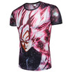 2018 Summer Mens T-shirt 3D Printing T-shirt Mens Short-sleeved Dragon Ball T-shirt Mens Compression Shirt