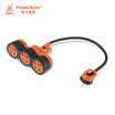 Baoer Xingke new national standard anti-swing fall not bad socket for engineering household outdoor peripheral power line black with orange 15 meters 3PS-MC00001 MPSBN3EG0150