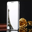 Huawei P8 LiteP9 Lite 2017 Luxury Mirror View Mirror PU Cover Flip Smart Clear Window Phone Case