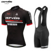 UCI 2018 pro team Cervelo mens summer short sleeve cycling jersey bib shorts kit breathable Bicycle clothing MTB bike jersey