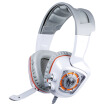 SOMIC G910 gaming gaming headset CF LOL dual game mode intelligent adjustable vibration belt breathing LED light effect white orange