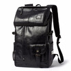 UIYI New Arrival 2018 Men Backpack Fashion PU Leather Backpacks Laptop Bags Multifunction Computer Antitheft Backpack Men Pack