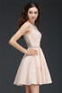 A-Line Short Cute Homecoming Dress With Lace