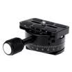 Andoer 360 Degree Panoramic Panning Base Head Clamp 14 Placa de liberación rápida con Gradienter para trípode DSLR Camera Compatible con