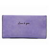 New Woman Long Section Wallet Korean Leather Wallet Matte Bag Purses