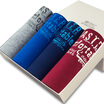 Hong Kong shoes men&39s underwear Modal breathable horizontal angle underwear in the waist four pants four gift box L