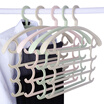 Maybelline seamless non-slip detachable combination plastic hanger scarf rack skirt pants pants set 2