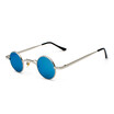SHAUNA Wide Bridge Retro Rock Punk Sunglasses Classic Small Round Clear Red Sun Glasses UV400