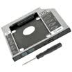 SATA 2nd Second SSD HDD Unidad de disco rígido Caddy Case Bracket Bandeja para 95mm Universal CD DVD-ROM Optical Bay