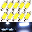 10pcs headlight LED passenger car ceiling lamp 41mm car modified indoor lamp