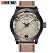 CURREN 2017 fashion top new Luxury Brand Relogio Masculino week Date diaplay Leather strap Men Sports Watches Quartz Clock 8251