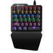 Sades Iron Hand Eat Chicken Single Hand Mechanical Keyboard Left Hand Portable Computer Phone USB Stimulate Battlefield Eat Chicken Hand Guns God Throne Wired G