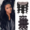 Amazing Star Ear to Ear Frontal with Bundles Indian Virgin Hair Body Wave Bundles with Frontal Human Hair with Closure 13x4 Inch