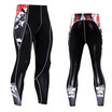 New Fashion Mens Compression Pants 3D Print Quick Dry Skinny Leggings Tights Fitness MMA Pants Stitching Tousers