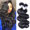 8A Cambodian Virgin Hair Body Wave Natural Black Color 100 Human Hair Weaving 4 Bundles Lot Cheap Cambodian Remy Hair Extensions