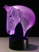 AINA red blue&purple horse head night light