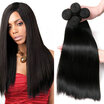 CLAROLAIR Hair 7A 4PC Virgin Straight Human Hair Bundles Unprocessed Virgin Straight Brazilian Hair Bundles Brazilian Straight Ha