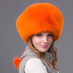 2018 winter womens fox fur hat real hat wool hat fox raccoon fur hat female autumn&winter Russian outdoor hat discount