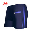 Mens Soft Boxer Breathable Beach Shorts Plus Size Zipper Pocket Swimwear Trunks