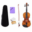 44 34 12 14 18 5 Size Natural Acoustic Spruce Flame Maple Veneer Violin with CaseRosin Musical Instruments Set