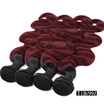 Colored Three Tone Two Tone Ombre Colored Hair T1B99J Weave Bundles Malaysian Virgin Hair 4 Bundles Body Wave Hair