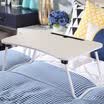 Double computer table W leg high cold blue upgrade simple laptop desk bed dormitory lazy table simple folding study desk home small dining table home table