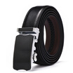 XHtang Mens Belt Autolock Honorable Leather Ratchet Belt Automatic Buckle Belt Strap Suit Belt Jeans Gift