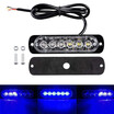 4pcs car ultra-thin side lights yellow white red&blue warning lights modified truck trucks in the network strobe lights